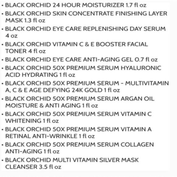 Predire Black orchid transformation skin collection New in box. - Picture 4 of 11